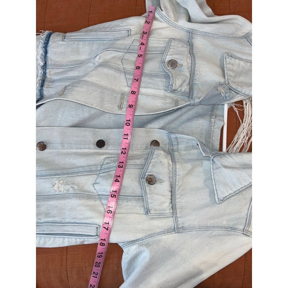 J Brand Deena Denim Jacket Light Wash Womens S - Picture 7 of 10